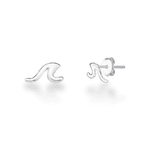 Brinco Onda Prata 925 