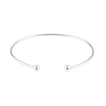 Bracelete Regulavel Liso Prata 925 