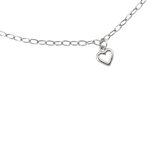 Pulseira Coração Prata 925