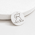 Colar Personalizado Cachorro 40cm Prata 925 