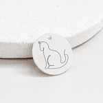 Pingente Personalizado Gato Prata 925 