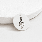 Pingente Personalizado Instrumento Musical Prata 925