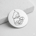 Colar Personalizado Mãe e Bebê 40cm Prata 925