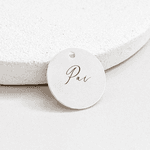 Pingente Personalizado Pai Prata 925 