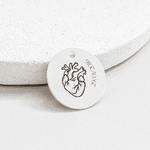 Colar Personalizado Pingente Coração E Data Prata 925