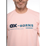 Camiseta Masc Ox Horns - Rosa