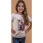 T-shirt Infantil Horse Flowers