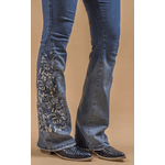 Calça Jeans Flowers Miss Country