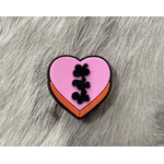 Pin Para Crocs Coração
