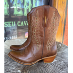 Bota Bico Fino Café