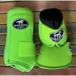 Kit Cloche e Caneleira Boots Horse Verde Limão