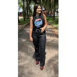 Calça Resinada Reta