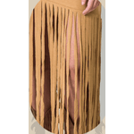 Vestido Franjas Caramelo