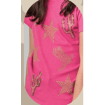T-shirt Estrelas Infantil Miss Country