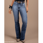 CALÇA BOOTCUT COM CINTO - MOON HORSE