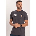 Camiseta Masc Thankfield - Cinza