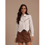 Camisa Cropped Millie - Moon Horse