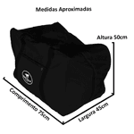 Bolsa de Sela Boots Horse Preta