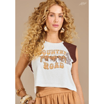 Cropped Country Road - Moon Horse