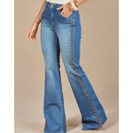 Calcas Jeans Tachas- Moon Horse