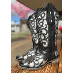 Bota Flower Silver