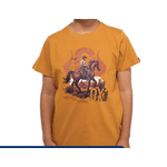 Camiseta Infantil Ox Horns - Mostarda