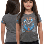 T-shirt Infantil Ox Horns - Cinza