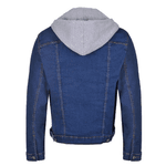 Jaqueta Jeans Lycra Com Capuz Wrangler 