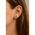 Brinco em ouro 18K amarelo infinito