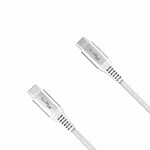 Cabo USB C para USB C 1,5m Branco Crc-303