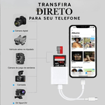 Leitor De Cartão Sd De Linha Dupla 2 Em 1 