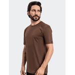 Camiseta Masculina Basic Marrom