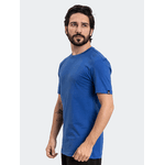 Camiseta Masculina Basic Azul Royal