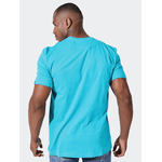 Camiseta Masculina Basic Azul Turqueza 