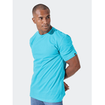 Camiseta Masculina Basic Azul Turqueza 