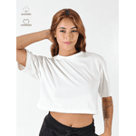 Cropped Oversized Off White