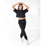 Cropped Oversized Preto