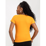 Baby Look Feminina Laranja 