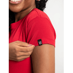 Baby Look Feminina Vermelho