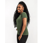 Baby Look Feminina Verde Musgo 