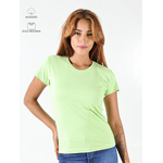 Baby Look Feminina Verde Pistache