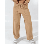  Calça Moletinho Pantalona Caramelo