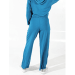 Calça Moletinho Pantalona Turquesa