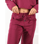 Calça Moletinho Pantalona Bordô