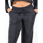Calça Moletinho Pantalona Preta