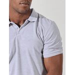 Polo Masculino Cinza Mescla 