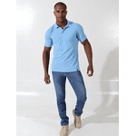  Polo Masculina Azul Bebê