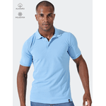  Polo Masculina Azul Bebê