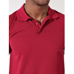  Polo Masculina Bordo