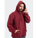 Moletom Canguru Masculino Bordô